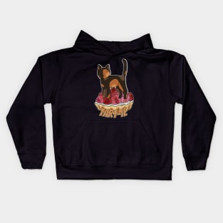 Tortie Pun: Tarte-ie Kids Hoodie